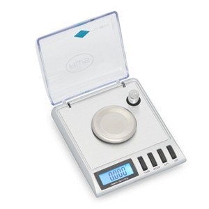 American Weigh Scales Gemini Series High Precision Digital Bright Portable LCD Display Milligram Scale 20g x 0.001g - Silver - 1 of 4