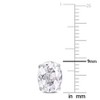 EVERLY JEWELRY | Sterling Silver Oval-cut Gemstone Stud Earrings– Multiple Gemstone Options - 3 of 4