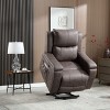 Bestier Luxury Massage & Heat Recliner Chair, Upholstered Swivel Lounger with Cup Holder and Pocket, Full-Body Adjustable Rocking Chair - 2 of 4