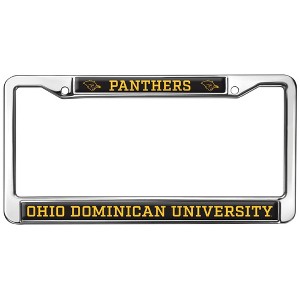 Ohio Dominican University Mascot Full Size Standard License Plate Metal Frame - 1 of 4