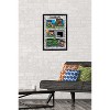 Trends International Minecraft - Chibi Chased By Zombies Framed Wall Poster Prints - 2 of 4