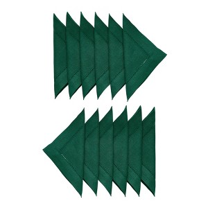 Solino Home Linen Classic Hemstitch Cocktail Napkins - 1 of 4