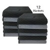 UBMOVE Pack of 12  Extra Performance Blankets Cotton Poly 75lbs/doz - 2 of 4