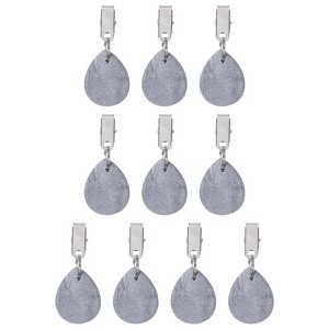 Unique Bargains Marble Teardrop Shape Tablecloth Weight Pendant Hooks - 1 of 4