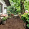 Wood Plastic Composite Deck Tiles Set of 20pcs, Composite Decking Resist Rust - 4 of 4