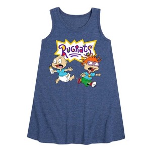 - Rugrats - Run Graphic Sleeveless Aline Dress - 1 of 3