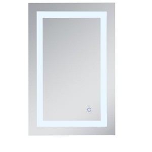 Elegant Lighting Helios 20in x 30in Hardwired LED mirror with touch sensor and color changing temperature 3000K/4200K/6400K - 1 of 4