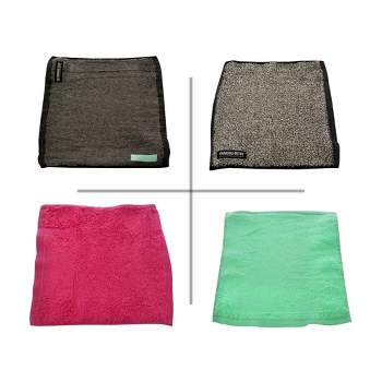 FACESOFT Eco Sweat Mini Towel, No Microfiber Face Towel, 4 Pc