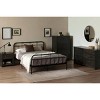 South Shore Kodali Bench Gray: Upholstered Rectangle, Wood Legs, Polyester, 250lb Capacity - 3 of 4