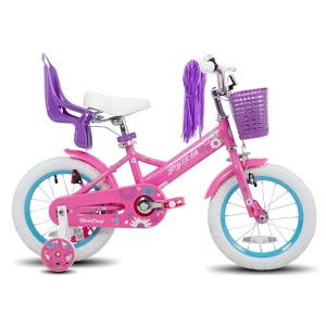 JOYSTAR Little Daisy Cute Baby Kids Bike for Girls Boys Ages 2-7 Years, Pink/White/Blue/Purple - 1 of 4