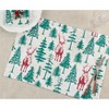 Saro Lifestyle Holiday Woodland Cotton Placemats (Set of 4) - 4 of 4