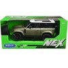 2020 Land Rover Defender Green Metallic with White Top "NEX Models" 1/26 Diecast Model Car by Welly - 3 of 3