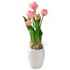 18" Artificial Pink Tulip Flowers - National Tree Company - 4 of 4