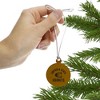 Emporia State University Hornets Mini Small Tiny Wood Christmas Tree Holiday Ornament - 2 of 4