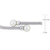 EVERLY JEWELRY | Sterling Silver 11-12mm Freshwater Cultured Edison Pearl Popcorn Design Bangle, 8.5 inc - 2 of 4