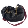 Wrapables Wide Adjustable Crossbody Handbag Strap, Women's Replacement Bag Strap for Purses, Red w/ Leather Ends - 4 of 4