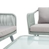 Torsla 4 Piece Rope Living Set - Indoor/Outdoor - PAT7520 - Safavieh - 3 of 4