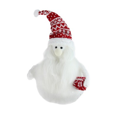 Northlight 9.25" Red and White Nordic Noah Santa Gnome Christmas Tabletop Decor