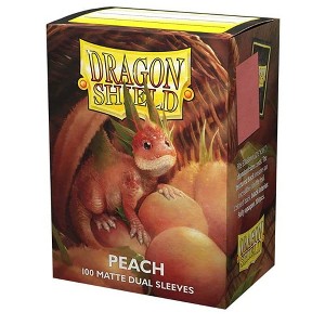 Dragon Shield Arcane Tinmen Dragon Shield Sleeves  Matte Dual: Peach 100 CT - MTG Card are Smooth & Tough Compatible with Pokemon, Magic The - 1 of 2