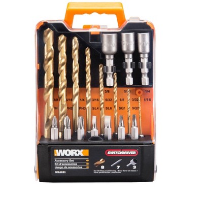 Worx WA1112 16pc Drill Bit Set