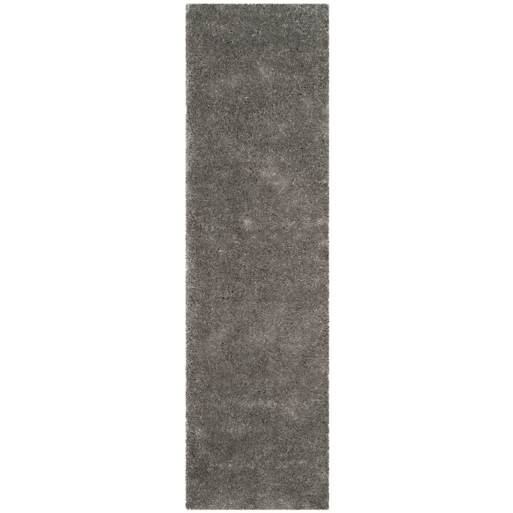 2'3inx8' Melody Solid Loomed Accent Rug Light Gray - Safavieh