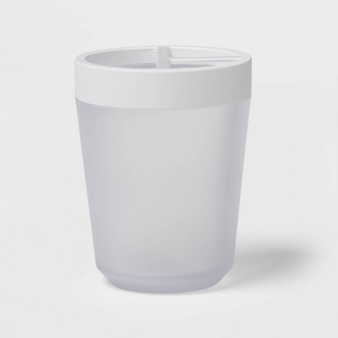 White Toothbrush Mug, Toothbrush Tumbler