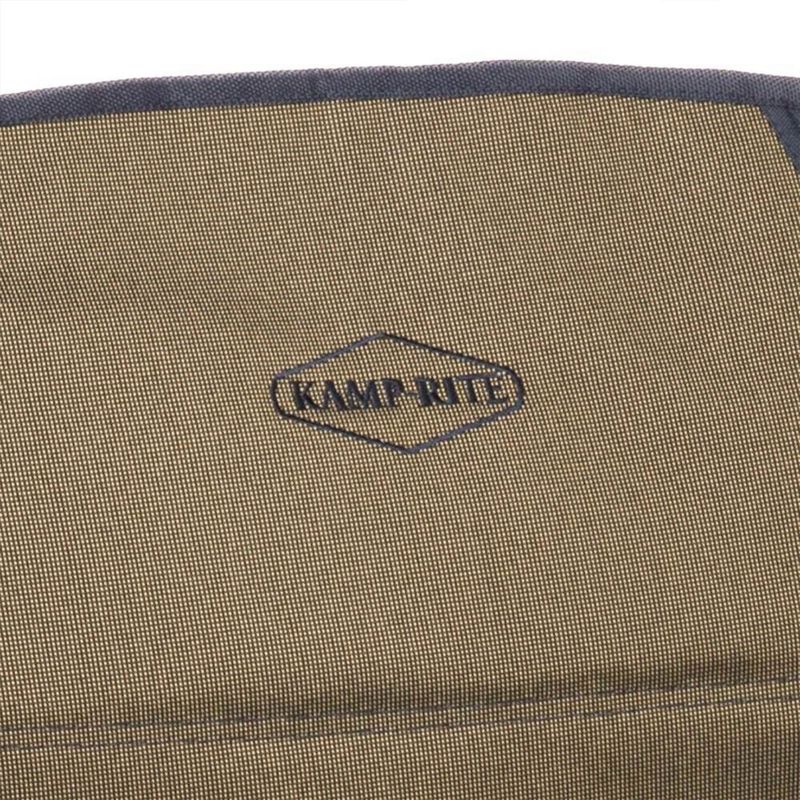 Kamp-Rite CC105 Outdoor Tailgating Camp Durable Folding Director's Chair with Side Table, Cup Holder, and Padded Seat, Navy and Tan (2 Pack), 5 of 7
