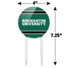 Binghamton University Stripes Acrylic Cake Topper Party Decoration for Wedding Anniversary Birthday Graduation - 2 of 4