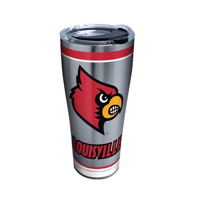 NCAA Louisville Cardinals Tradition Stainless Steel Tumbler with Lid - 0.08oz