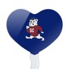 South Carolina State Secondary Logo Heart Love Cupcake Picks Toppers Decoration Set of 6 - image 2 of 4