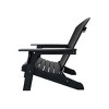 WestinTrends Tuscany HIPS¬¨‚Ä†Outdoor¬¨‚Ä†Patio¬¨‚Ä†Folding¬¨‚Ä†Adirondack¬¨‚Ä†Chair with Ottoman and Side Table (3-Piece) - 3 of 4