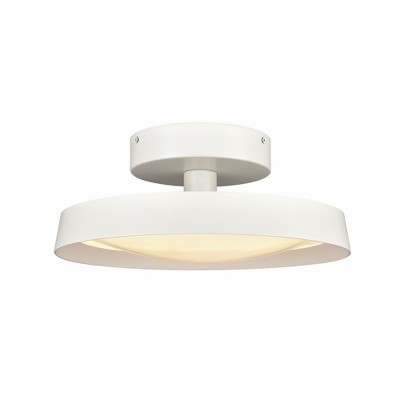 Elk Home Nancy 1 - Light Semi-Flush Mount in  Matte White