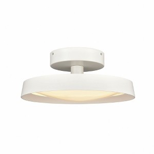 Elk Home Nancy 1 - Light Semi-Flush Mount in  Matte White - 1 of 3