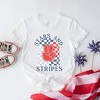 Simply Sage Market Women's Stars and Stripes Peace Short Sleeve Graphic Tee - 3 of 4