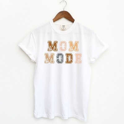 Simply Sage Market Women's Colorful Mom Mode Stacked Short Sleeve Garment Dyed Tee