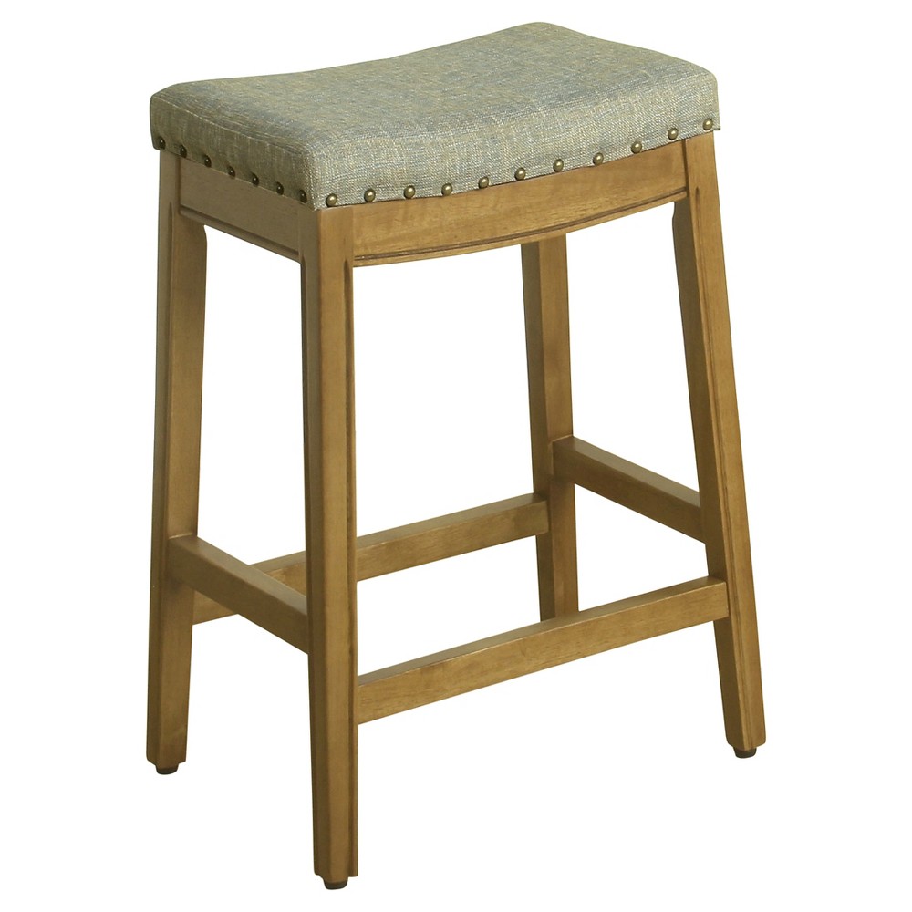 24 Blake Backless Counter Stool with Nailheads Marina - HomePop was $84.99 now $63.74 (25.0% off)