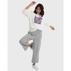 Hanes Originals Women's French Terry Wide Leg Cropped Pants - 4 of 4