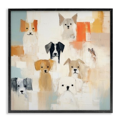 Stupell Industries Modern Dog Collage, 24" x 24"