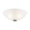 Livex Lighting Somerset 2 - Light Flush Mount in  Brushed Nickel - 4 of 4