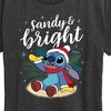 Women's - Lilo and Stitch - Sandy and Bright Christmas Short Sleeve Graphic T-Shirt - 2 of 4