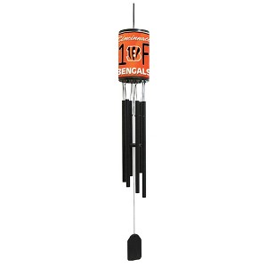 NFL Wind Chime, #1 Fan with Team Logo - Cincinnati Bengals - 1 of 2