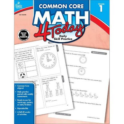 Common Core Math 4 Today, Grade 1 - (Common Core 4 Today) by  Erin McCarthy (Paperback)