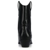 Journee Womens Fritzie Western Ankle Booties - 3 of 4