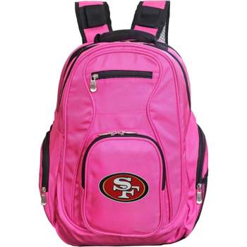 NFL San Francisco 49ers Premium 19" Laptop Backpack - Pink