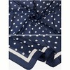 Elerevyo Women Polka Dots Large Vintage Satin Square Neckerchief Head Wrap Bandanas 35.4" X 35.4" - 4 of 4