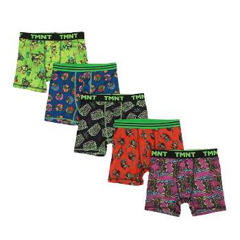 Youth Boys Teenage Mutant Ninja Turtles Boxer Brief Underwear 5-Pack