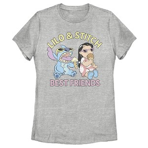 Women's Lilo & Stitch Best Friends T-Shirt - 1 of 4