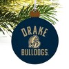 Drake Bulldog Wood Christmas Tree Holiday Ornament - 4 of 4
