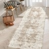 Washable Vintage Floral Living Room Rugs, Distressed Print Non Slip Bedroom Carpet, Retro Accent Large Dining Room Kitchen Rugs - 2 of 4