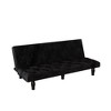 NicBex Convertible Sleeper Couch 66" Velvet Sofa Bed Comfortable Living Sofa with adjustable positions for Apartments and Bedrooms - 4 of 4